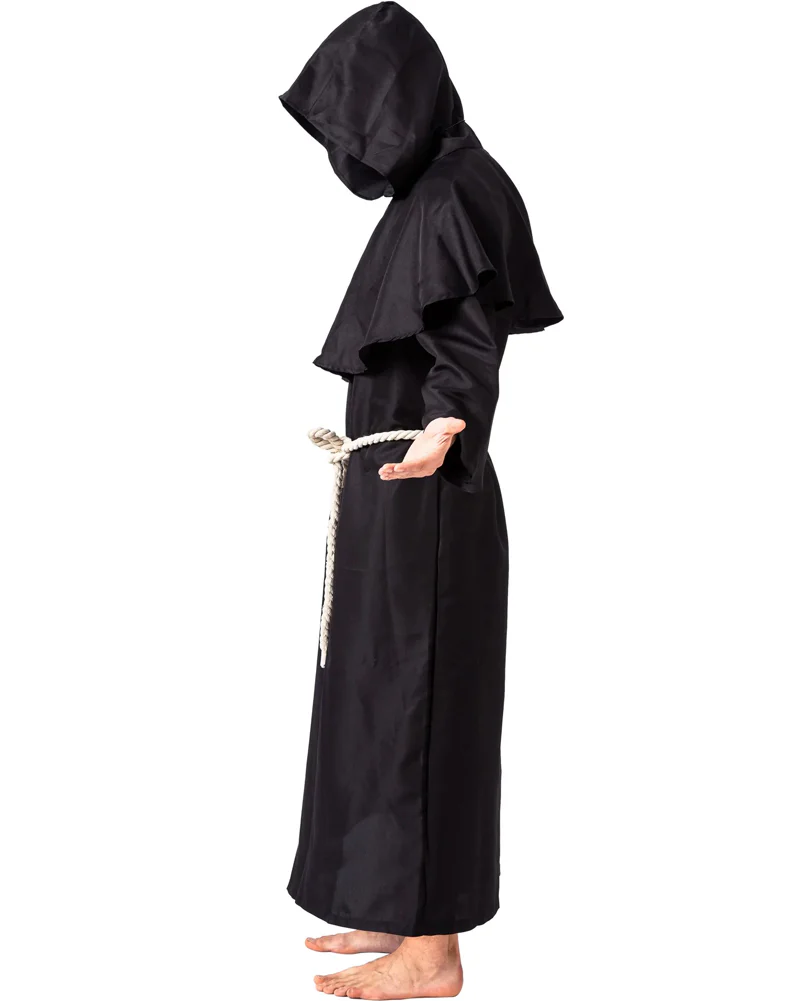Monk Black Adult Costume - Image 3