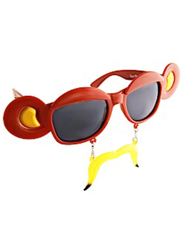 Monkey Glasses with Banana Stache