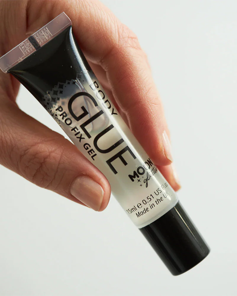 Moon Glitter Clear Pro Fix Gel Body Glue 15ml - Image 6