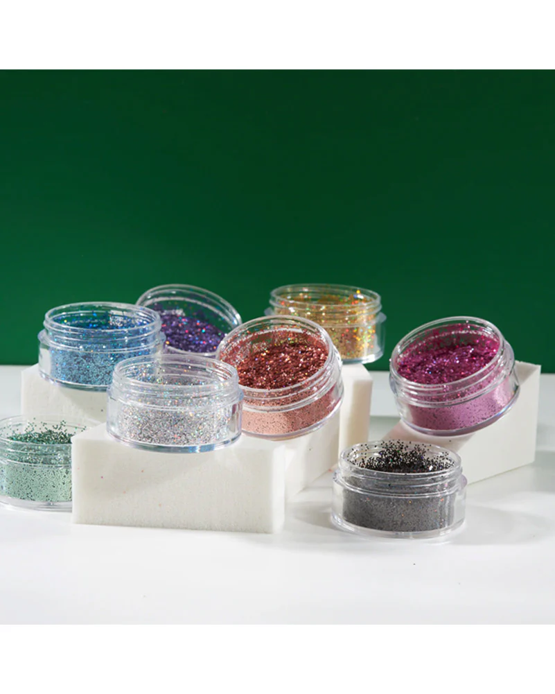 Moon Glitter Silver Holographic Body Glitter Shaker 5g - Image 5