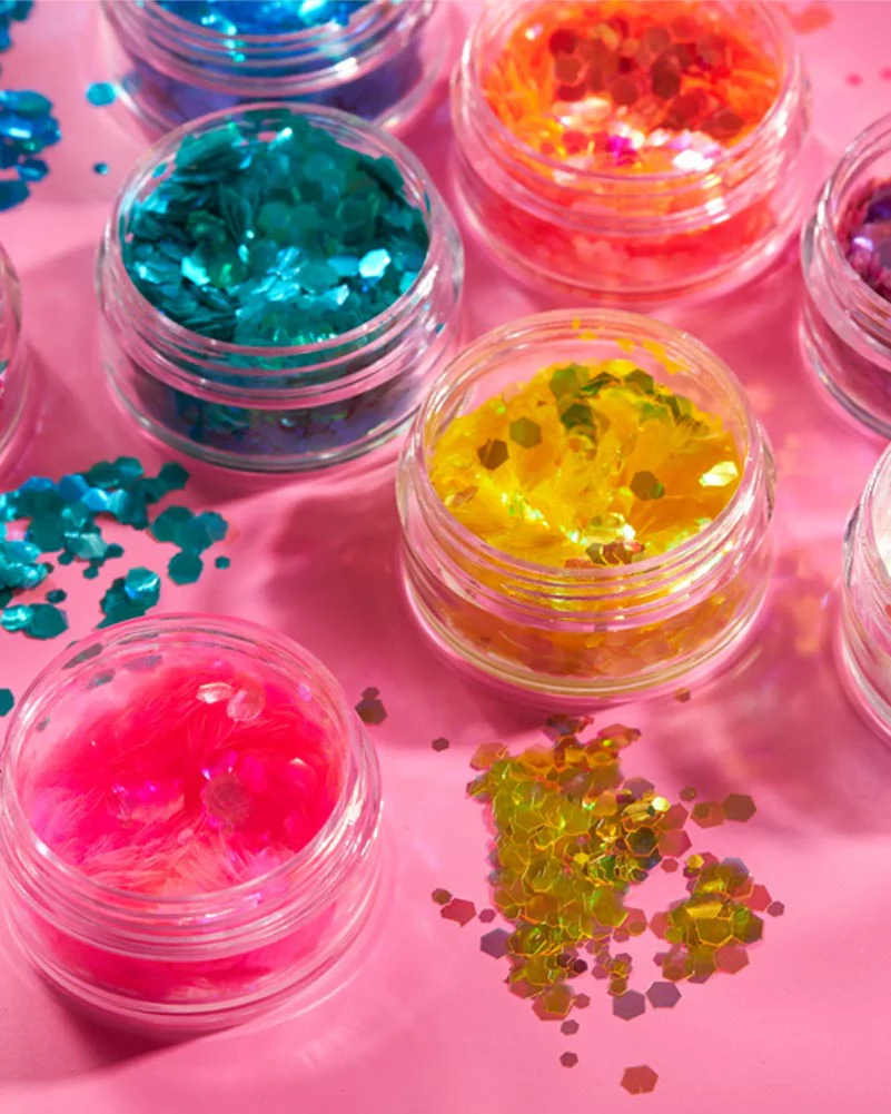 Moon Glitter Pink Iridescent Chunky Body Glitter 3g - Image 7