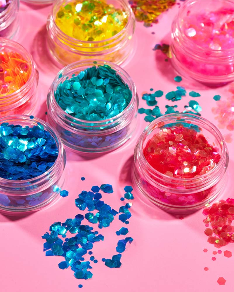 Moon Glitter White Iridescent Chunky Body Glitter 3g - Image 6