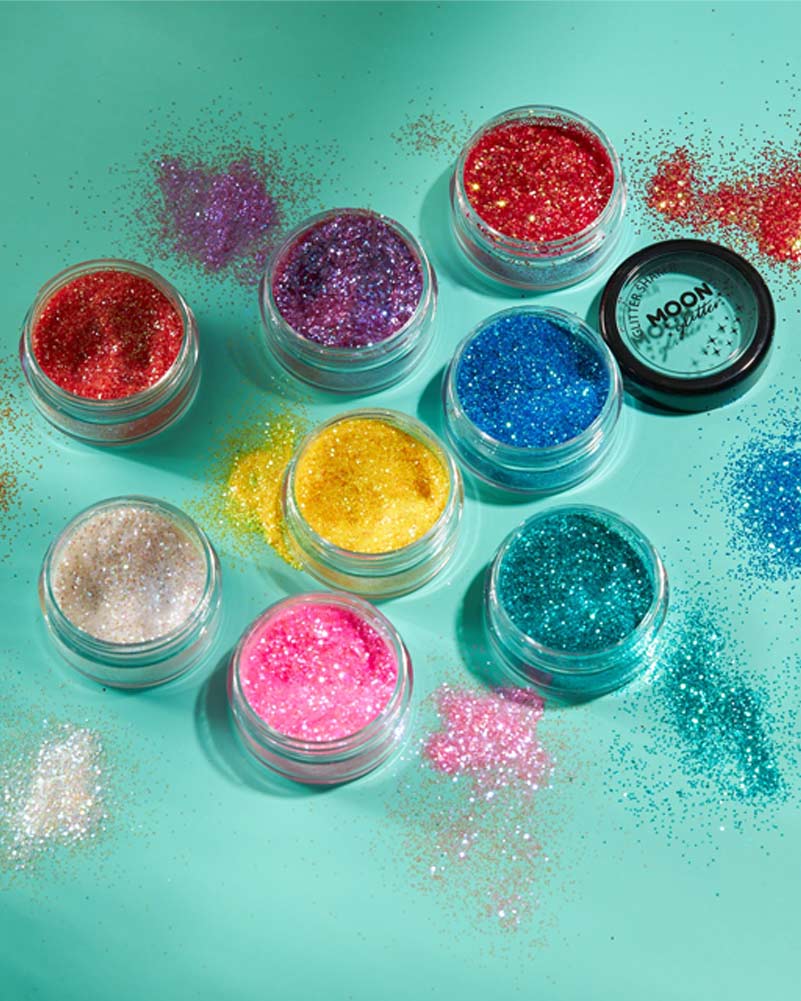 Moon Glitter Blue Iridescent Body Glitter Shaker 5g - Image 3