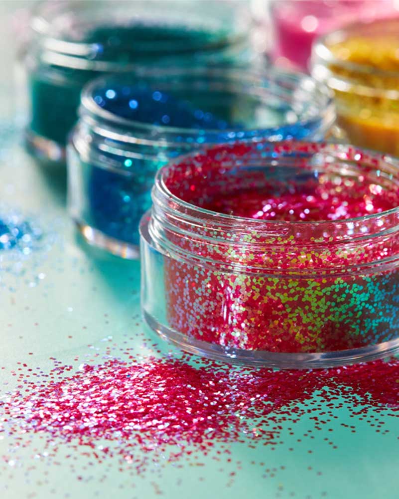 Moon Glitter Blue Iridescent Body Glitter Shaker 5g - Image 5