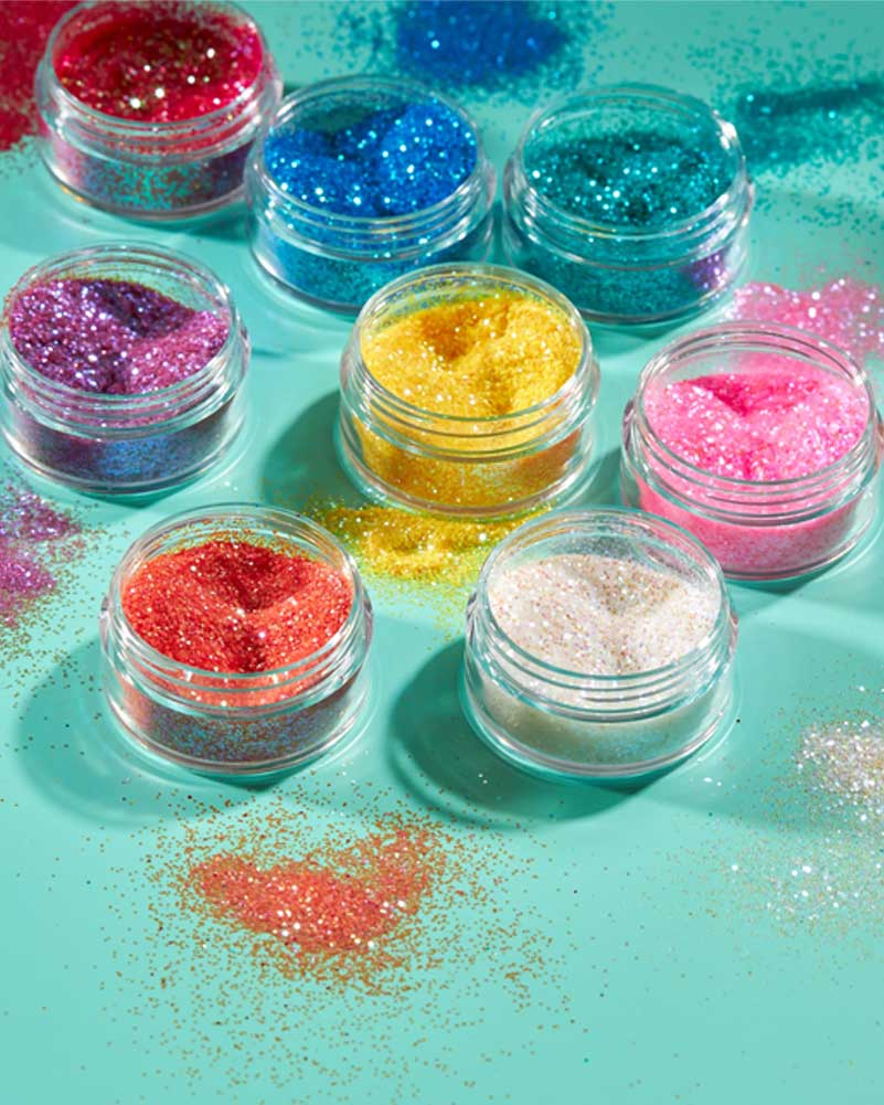 Moon Glitter Blue Iridescent Body Glitter Shaker 5g - Image 7