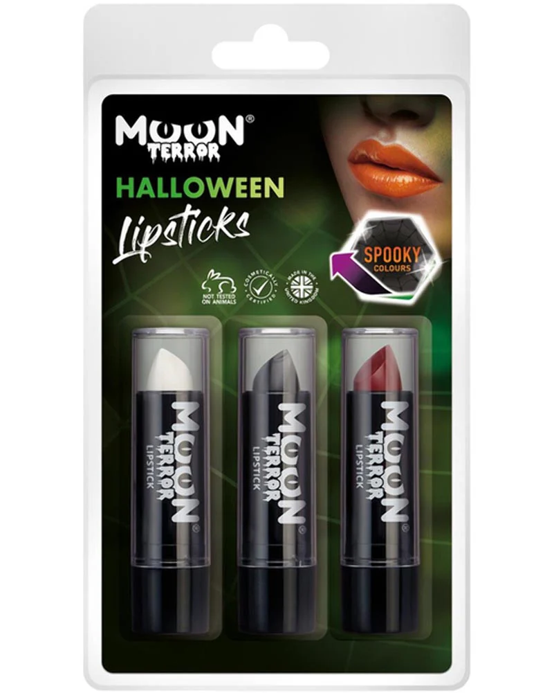 Moon Terror Halloween Lipstick 4g Pack of 3 - Image 2