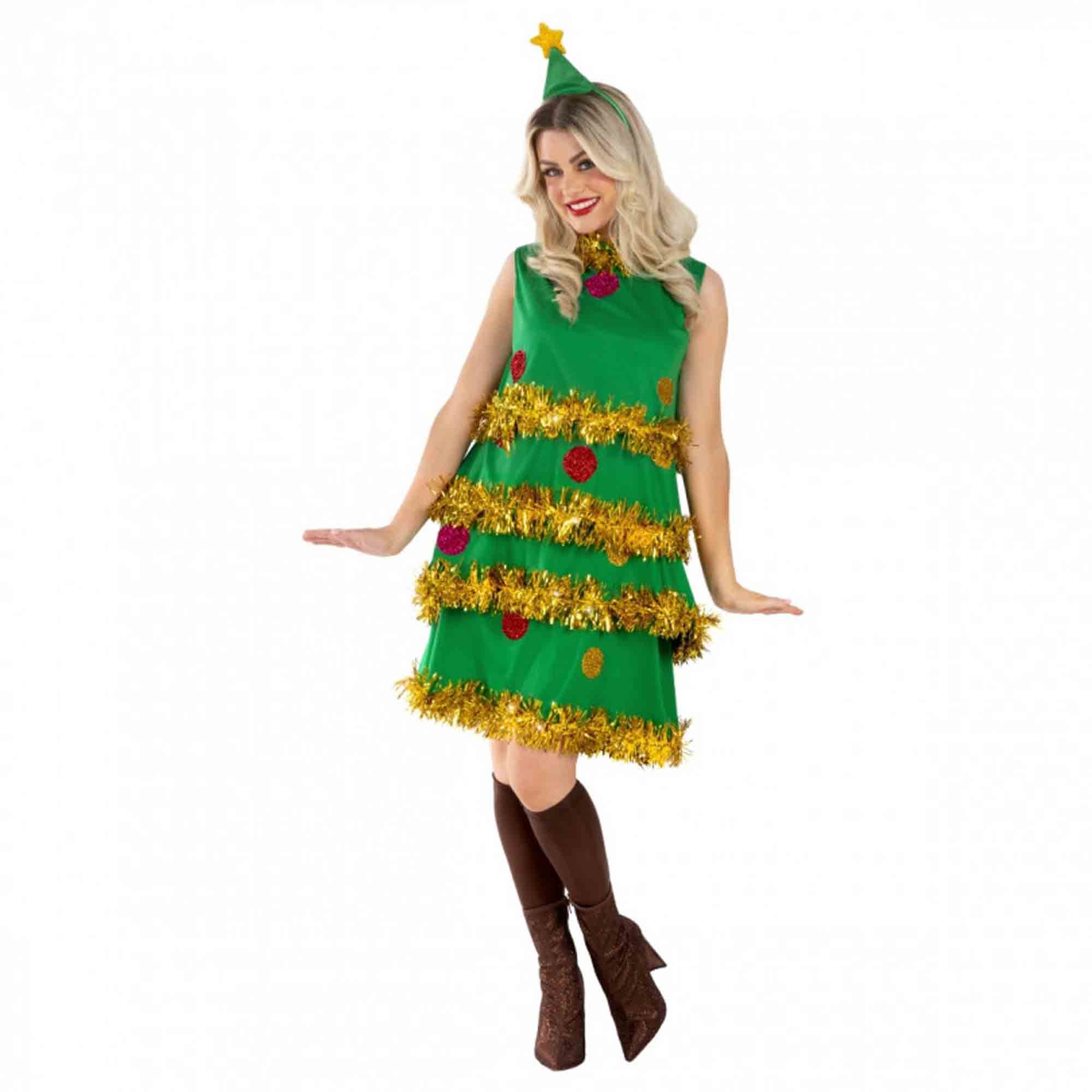 Morph Costume Christmas Tree Womens Christmas Costume Size 8-10