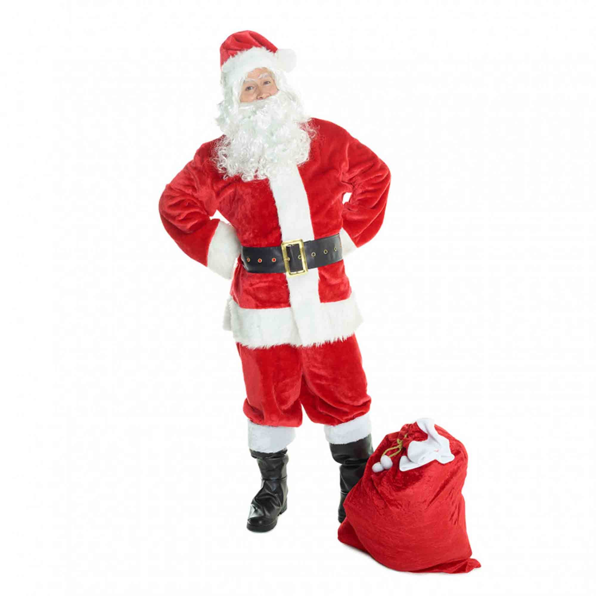 Morph Costume Deluxe Santa Mens Christmas Costume Size X-Large
