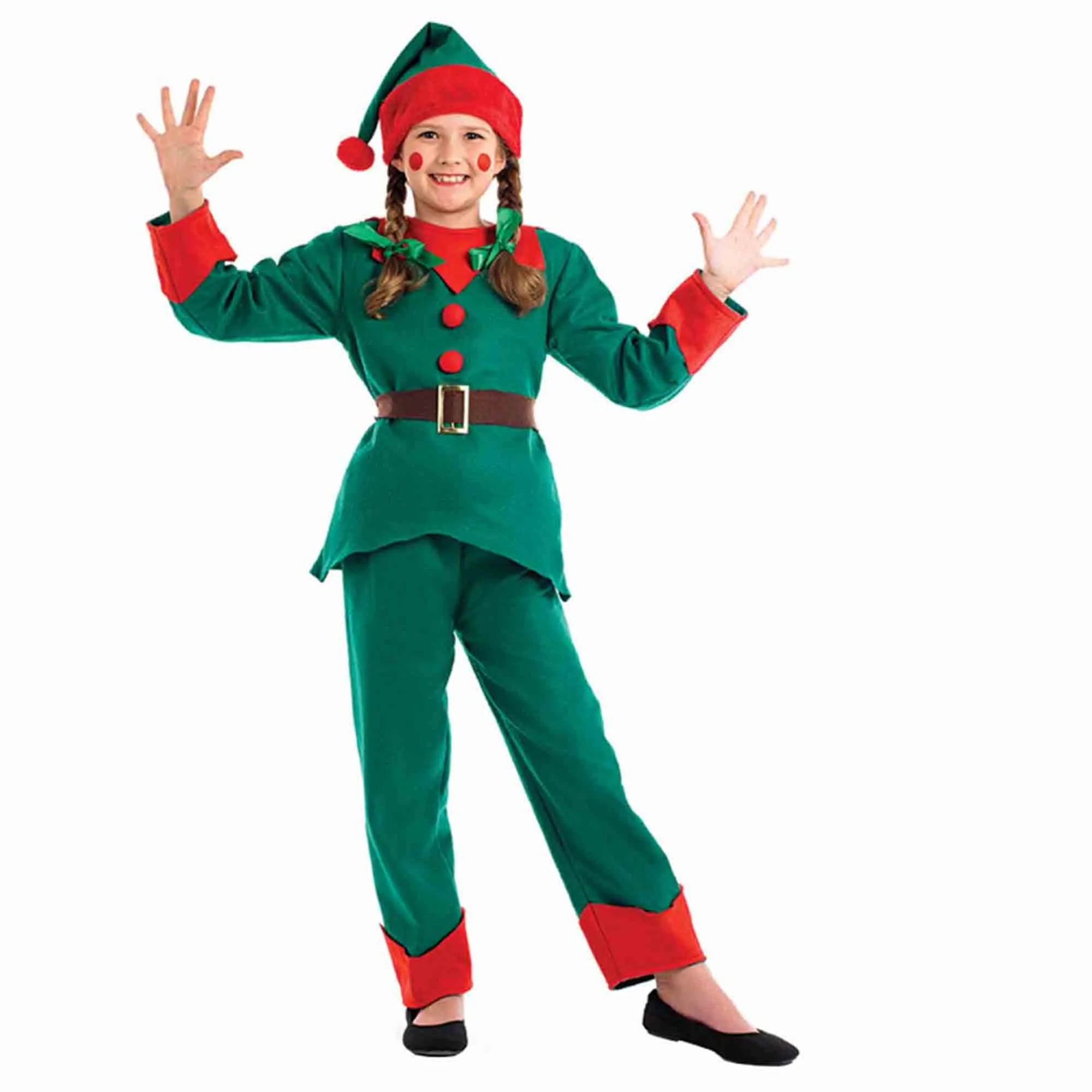 Morph Costume Elf Kids Christmas Costume 4-6 Years