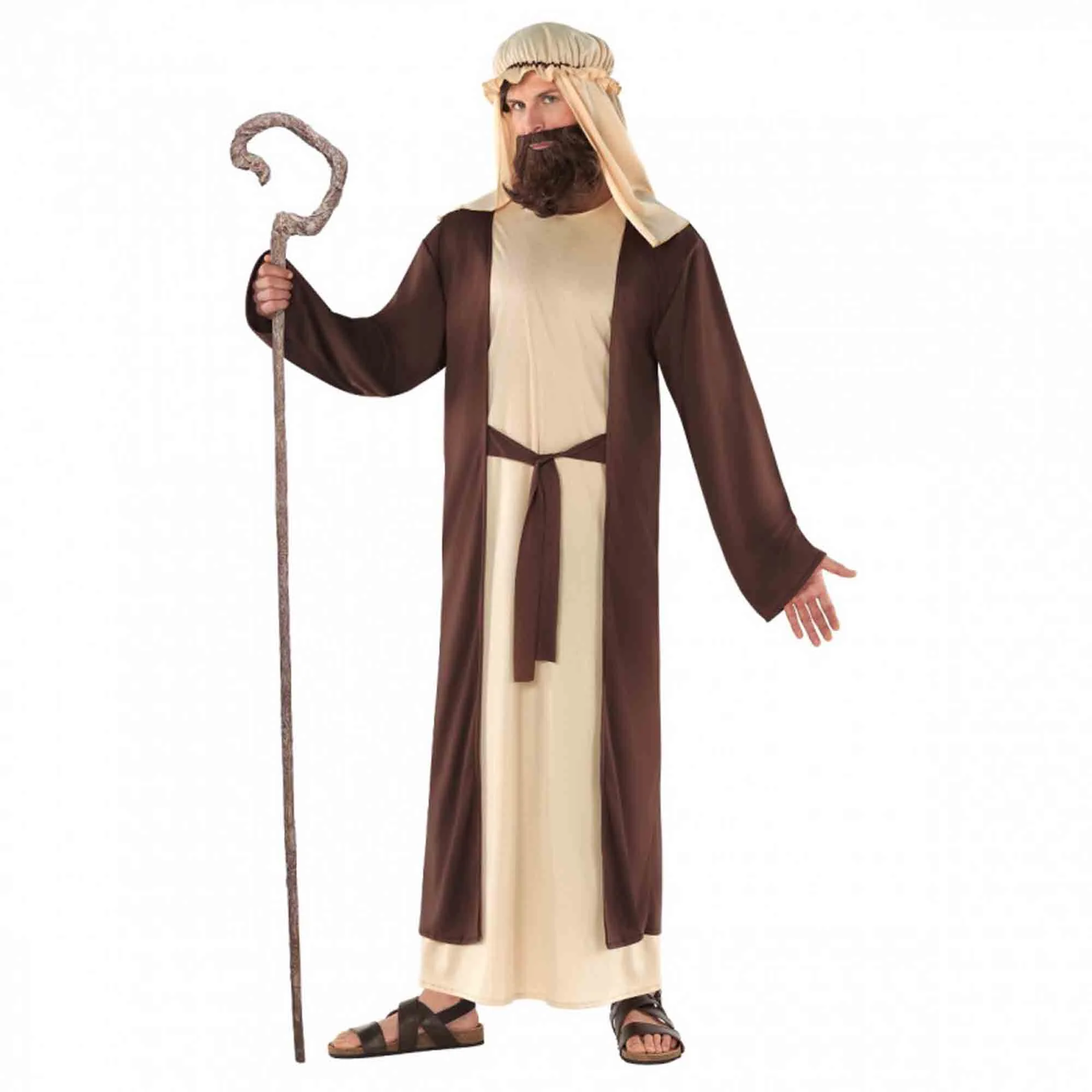 Morph Costume Nativity Joseph Brown Mens Christmas Costume Size Medium