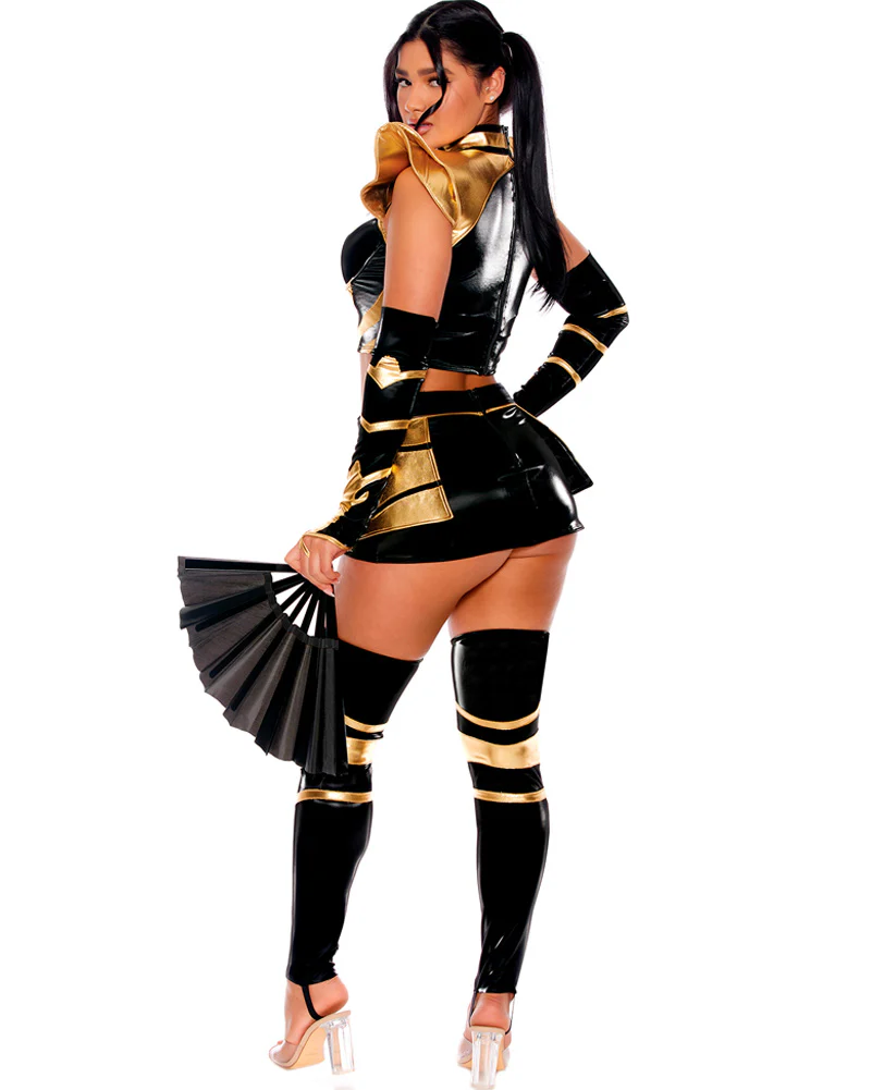 Mortal Stealthy Striker Womens Costume - Image 3