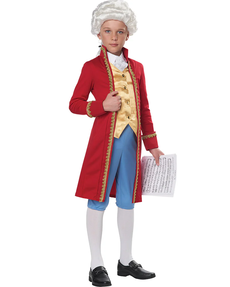 Mozart Classical Composer Kids Book Week Costume - Image 4