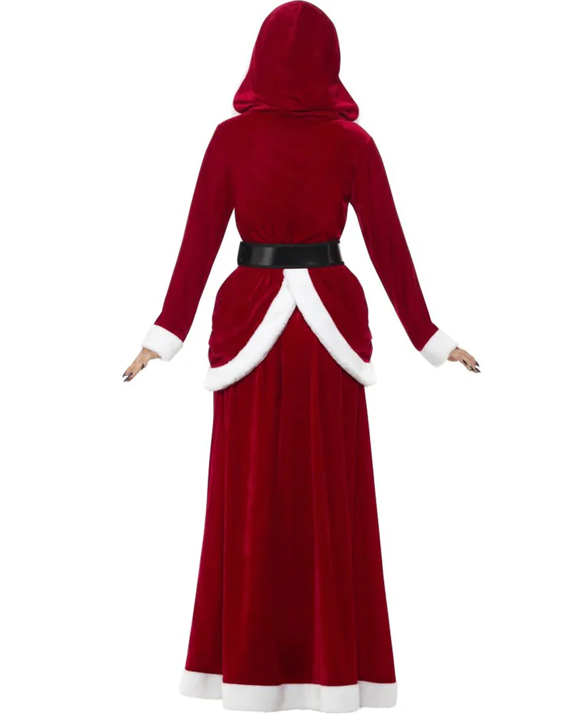 Ms Claus Deluxe Womens Plus Size Christmas Costume - Image 3