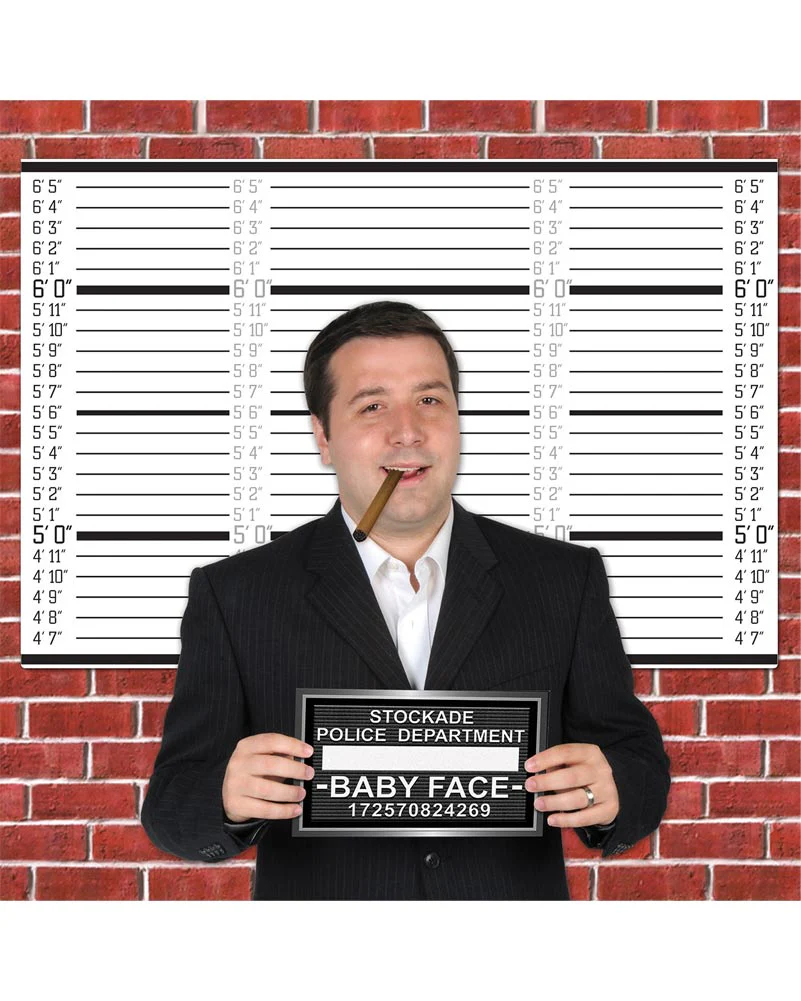 Mug Shot Lineup Photo Prop 94cm - Image 2