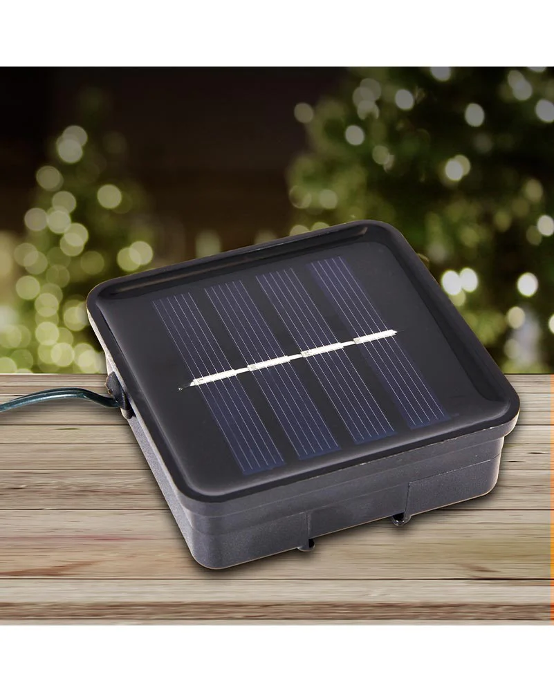 Multi-coloured Net Light 250 Piece Solar Christmas Lights 4m - Image 2