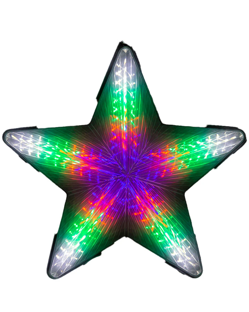 Multicolour Christmas LED Digital Flashing Star Light 50cm - Image 4