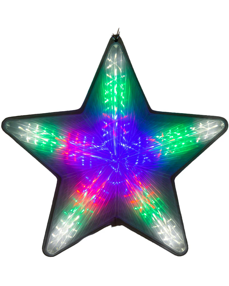 Multicolour Christmas LED Digital Flashing Star Light 50cm - Image 5