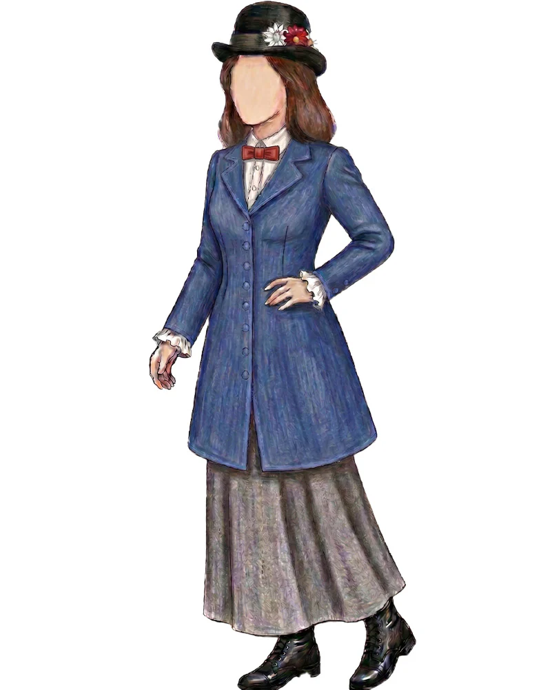 Musical Nanny Deluxe Womens Book Week Costume - Image 15
