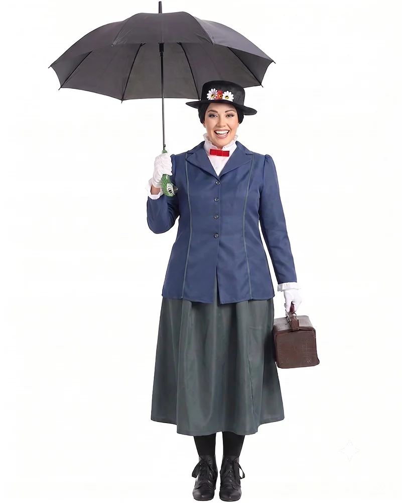 Musical Nanny Deluxe Womens Plus Size Book Week Costume - Image 3