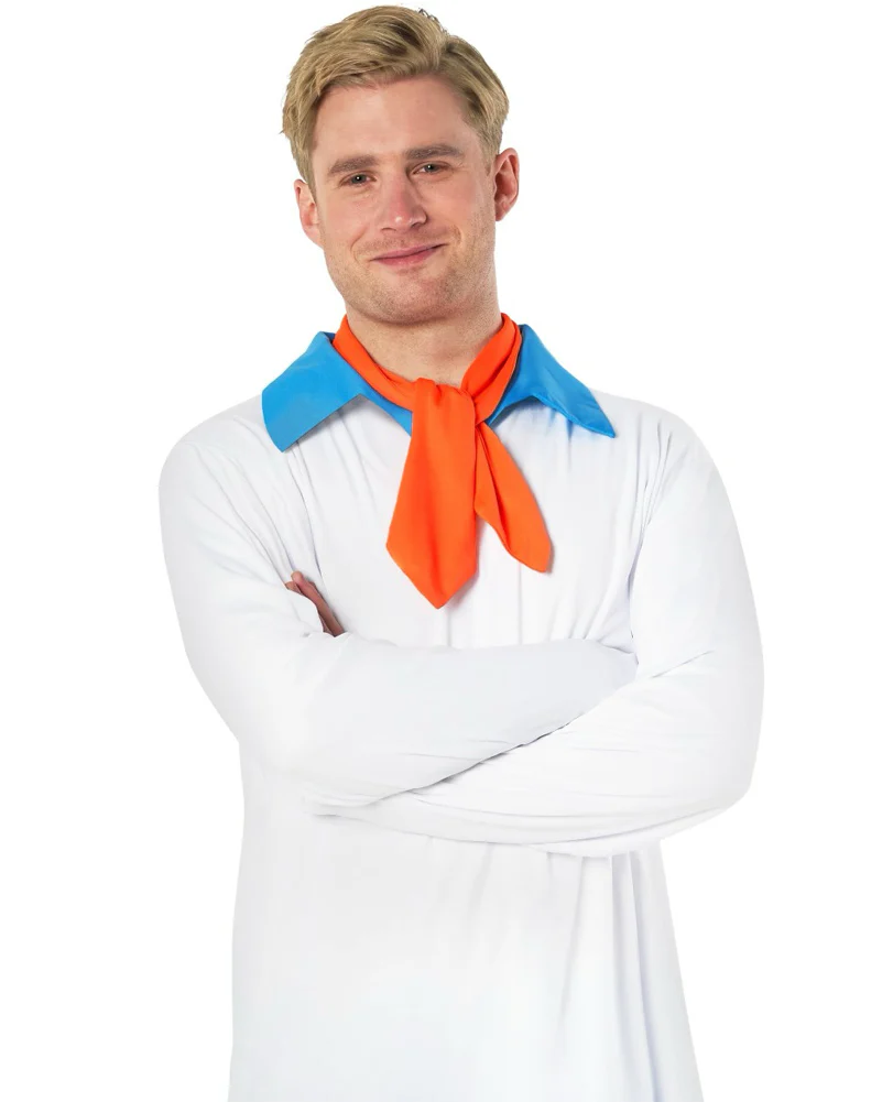 Mystery Cartoon Guy White Mens Costume - Image 3
