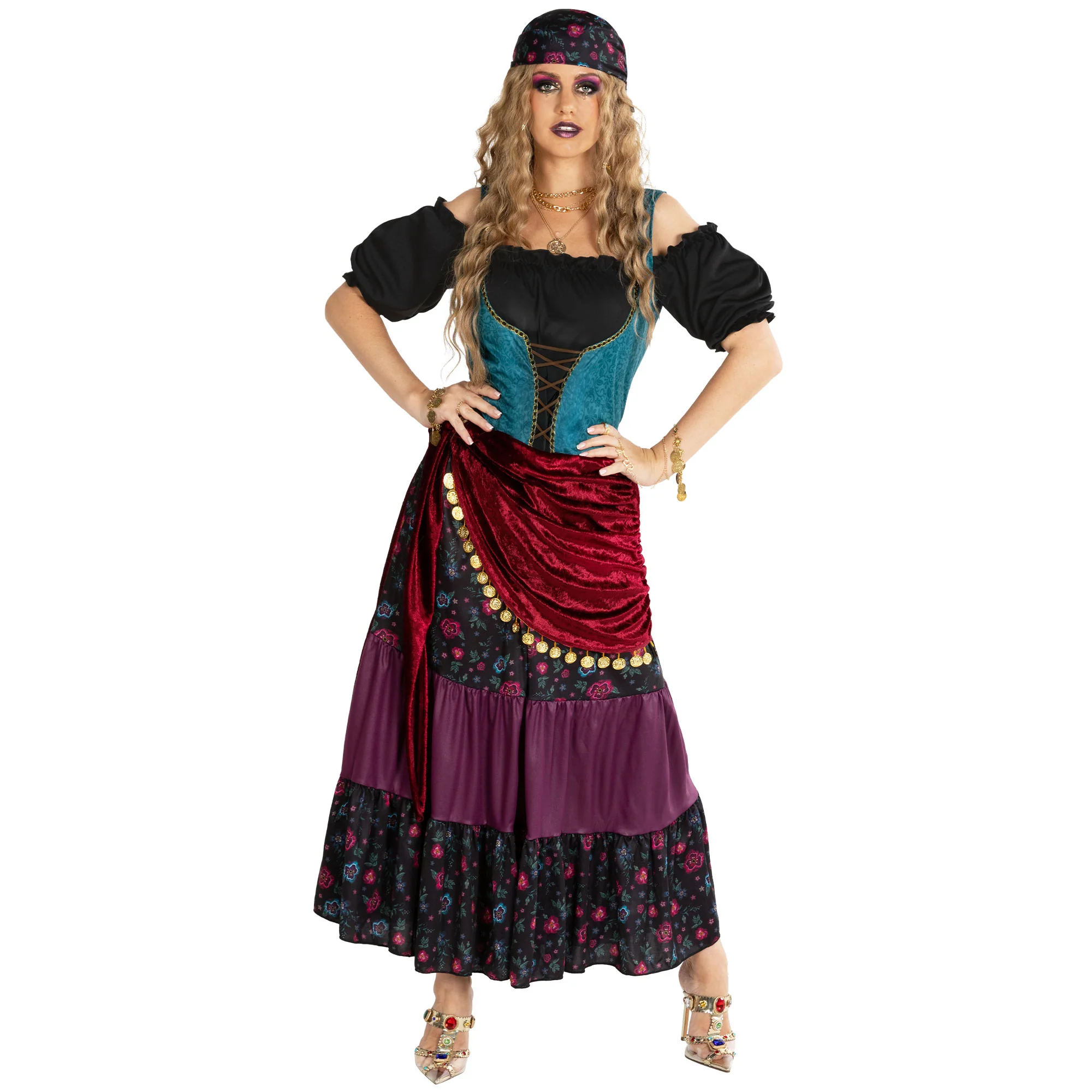 Mystic Fortune Teller Womens Costume Size 8-10