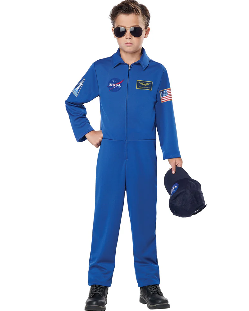 Nasa Jumpsuit Kids Costume - Image 2