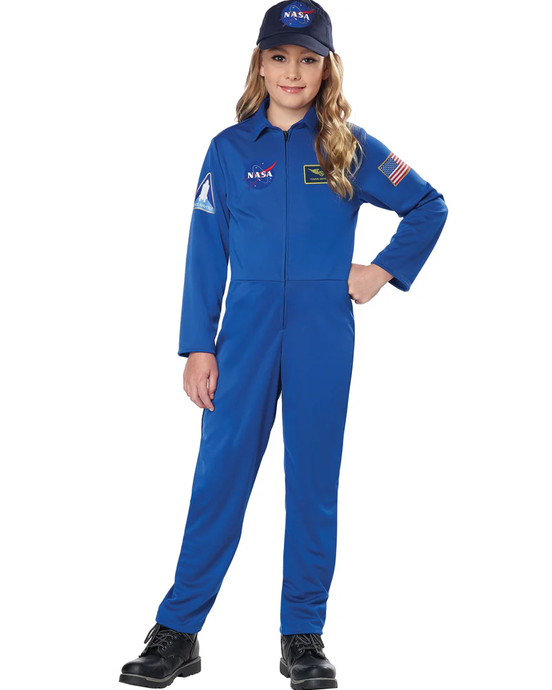 Nasa Jumpsuit Kids Costume - Image 3