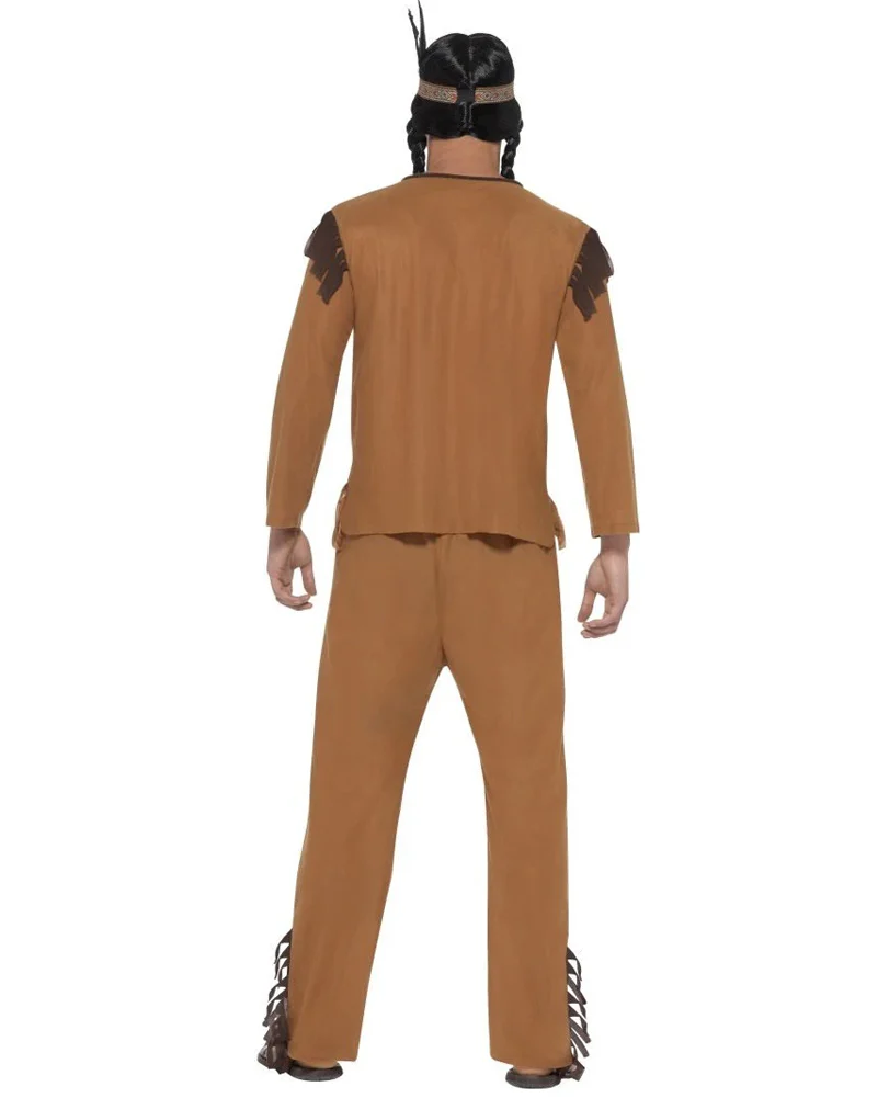 Native Western Warrior Mens Costume - Image 3