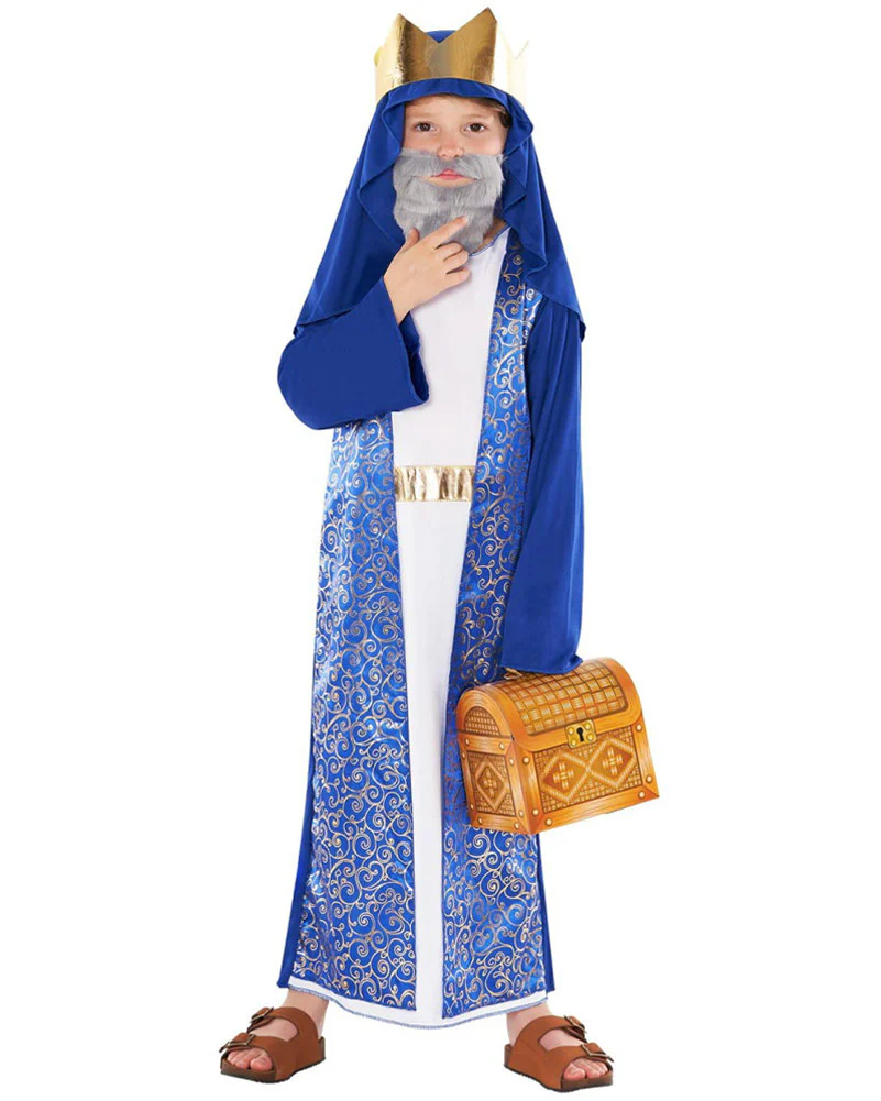 Nativity King Blue Boys Costume - Image 4