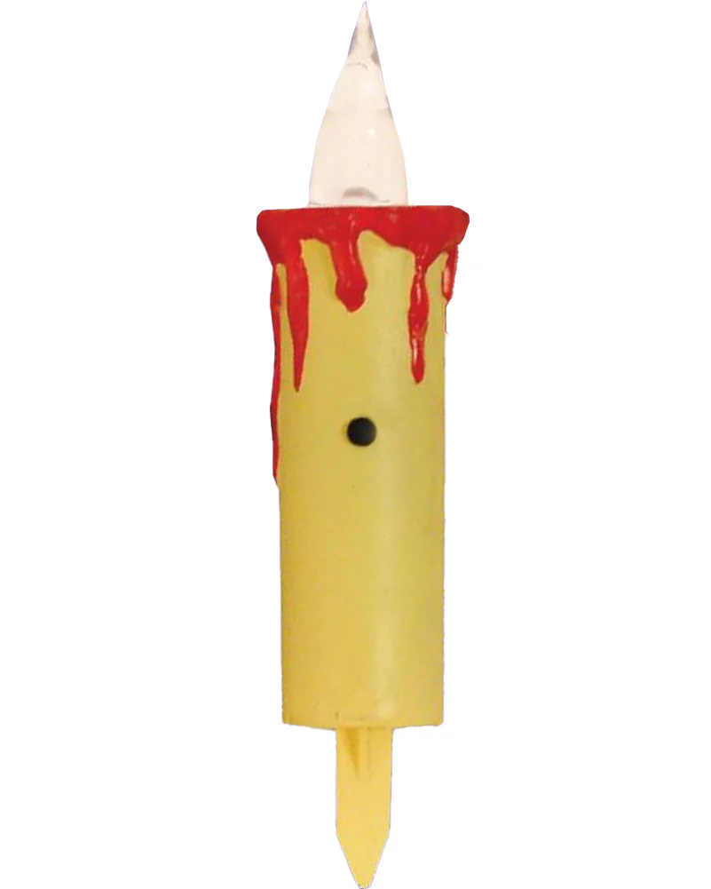 Natural LED Flicker Pumpkin Candle 8cm - Image 2