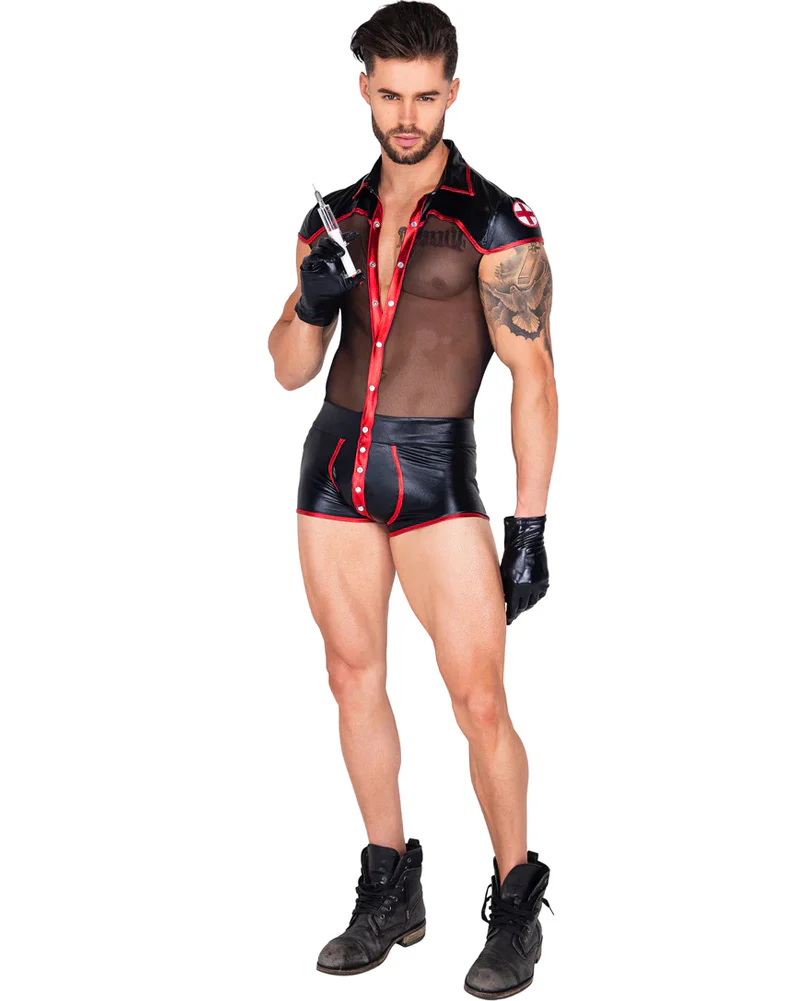 Naughty Night Nurse Mens Costume