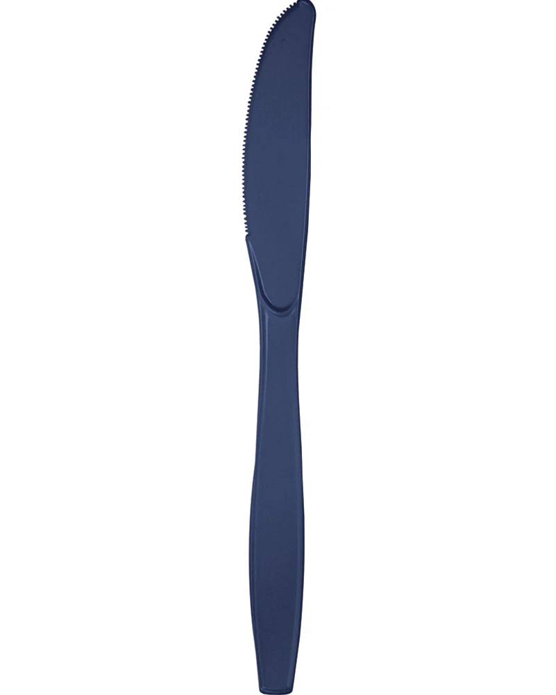 Navy Premium Knives Pack of 24