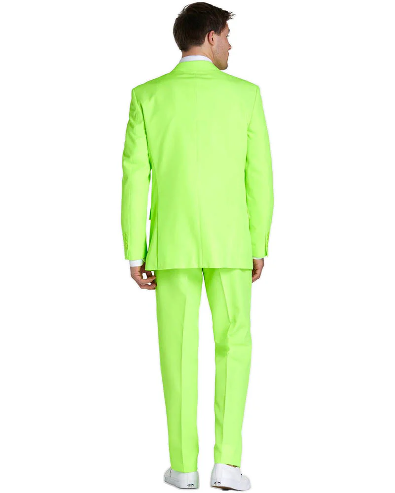 Neon Lucky Lime Mens Premium Opposuit - Image 2