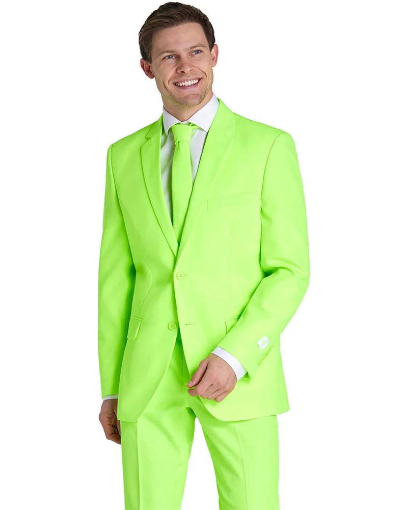 Neon Lucky Lime Mens Premium Opposuit - Image 3