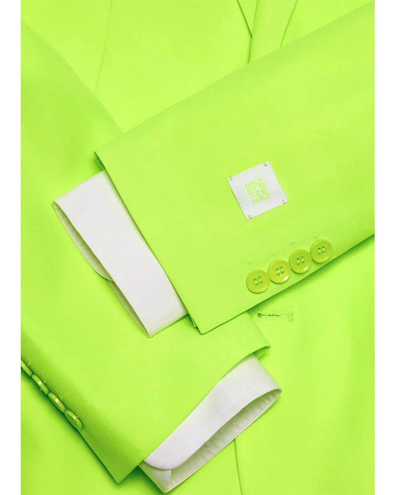 Neon Lucky Lime Mens Premium Opposuit - Image 6