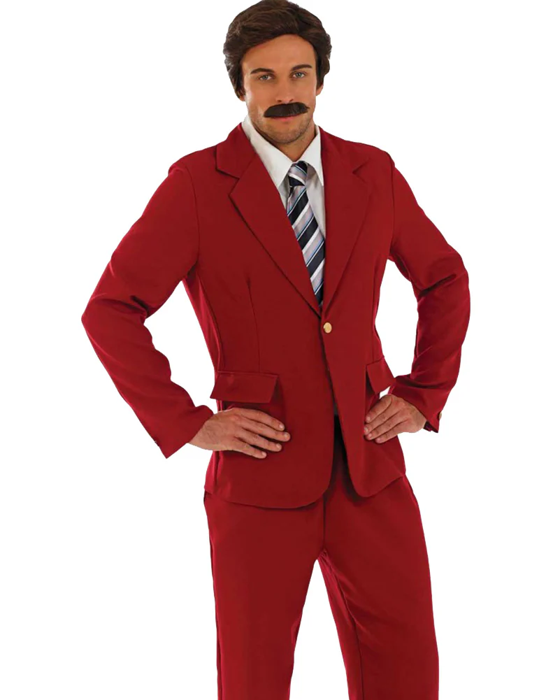 News Anchor Mens Costume - Image 2