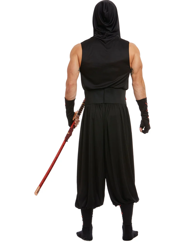 Masked Ninja Mens Costume - Image 3
