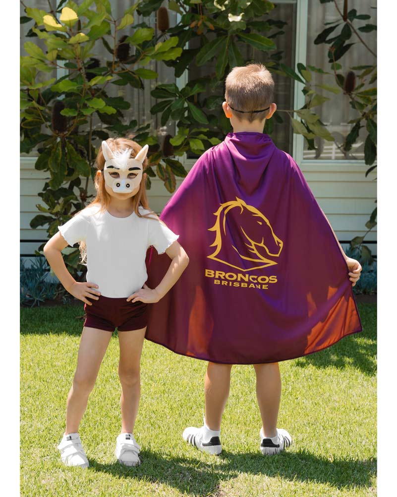 NRL Broncos Mascot Kids Mask - Image 4