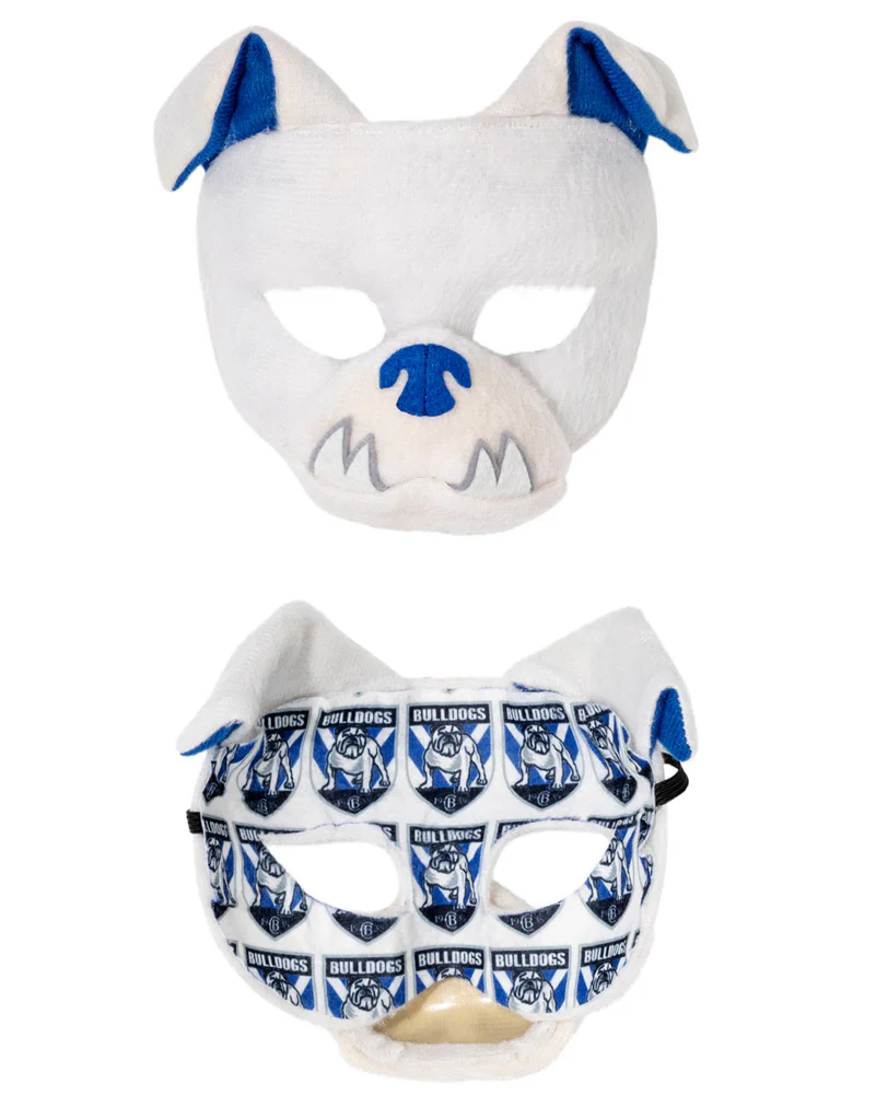 NRL Bulldogs Mascot Kids Mask - Image 2