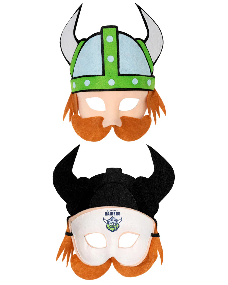 NRL Raiders Mascot Kids Mask - Image 2