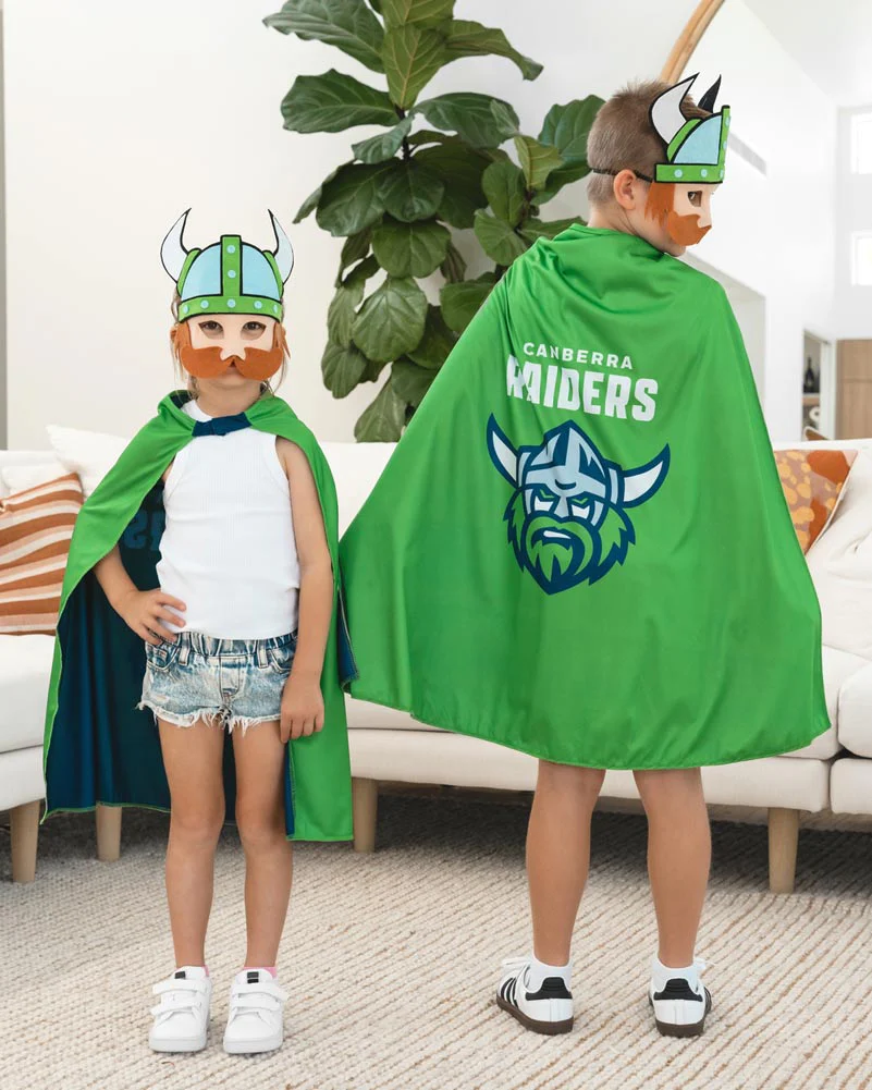 NRL Raiders Mascot Kids Mask - Image 4