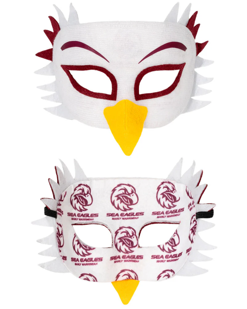NRL Sea Eagles Mascot Kids Mask - Image 2