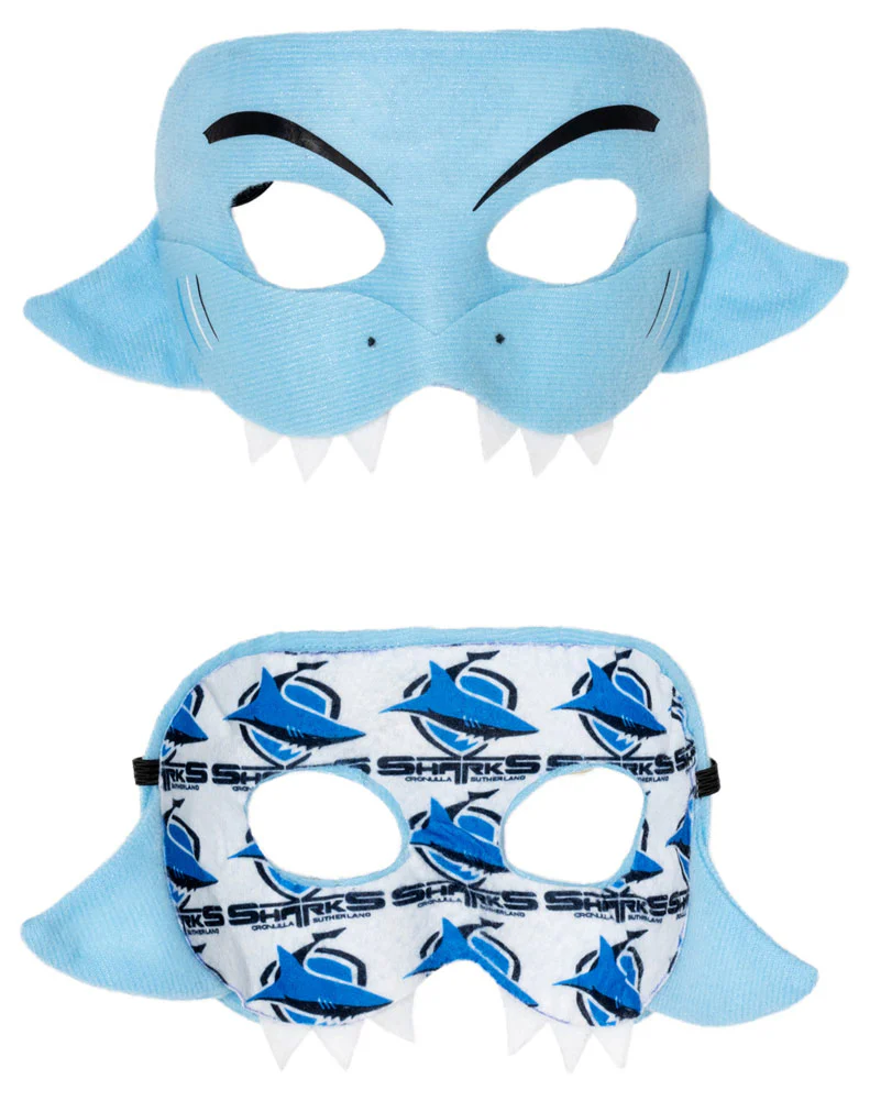 NRL Sharks Mascot Kids Mask - Image 2