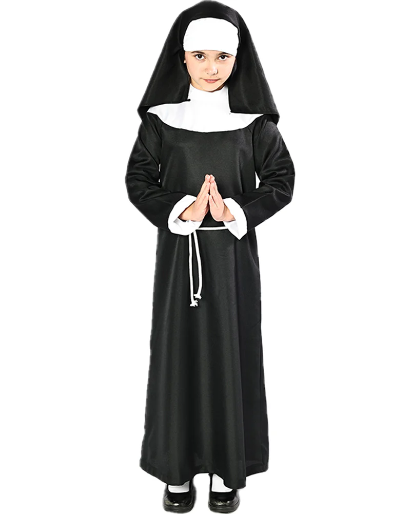 Nun Deluxe Girls Costume - Image 3