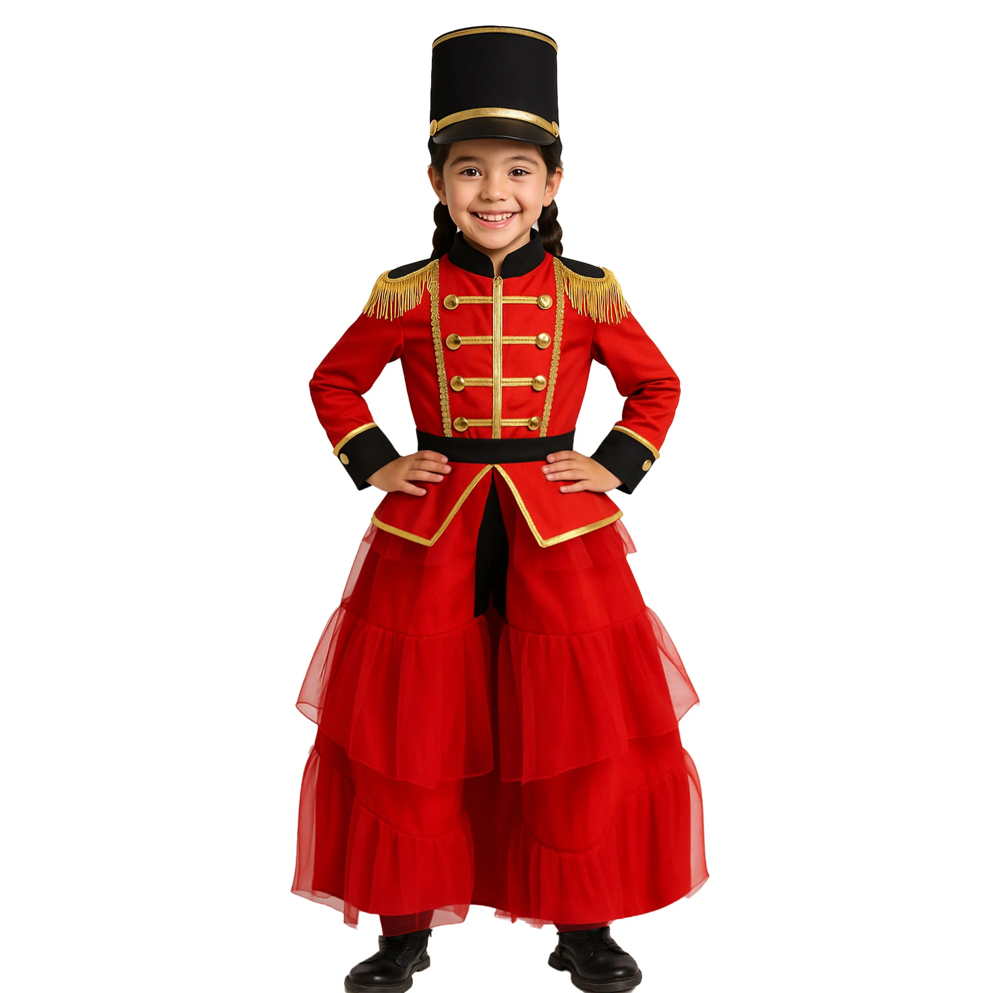 Nutcracker Soldier Red Kids Costume 4-6 Years
