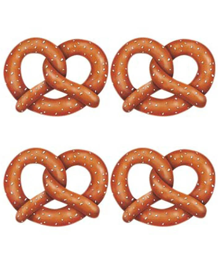 Oktoberfest Pretzel Cutouts 28cm