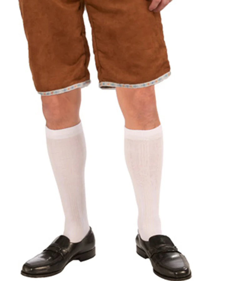 Oktoberfest White Knee High Socks