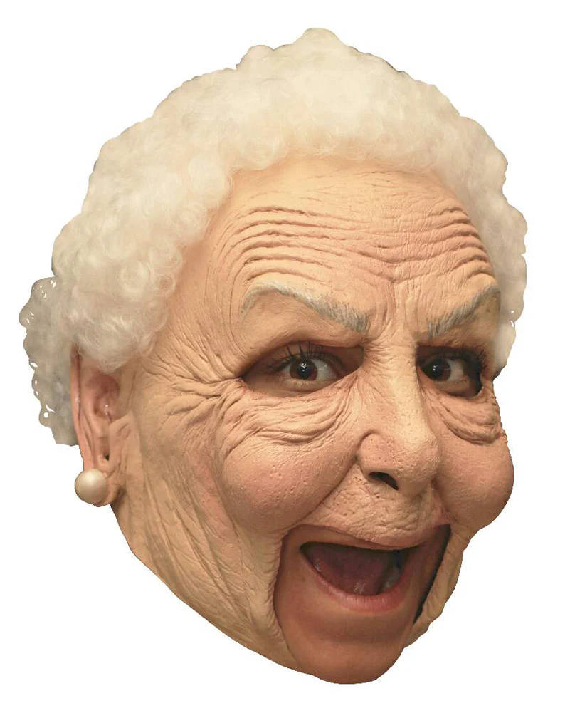 Old Lady Deluxe Mask