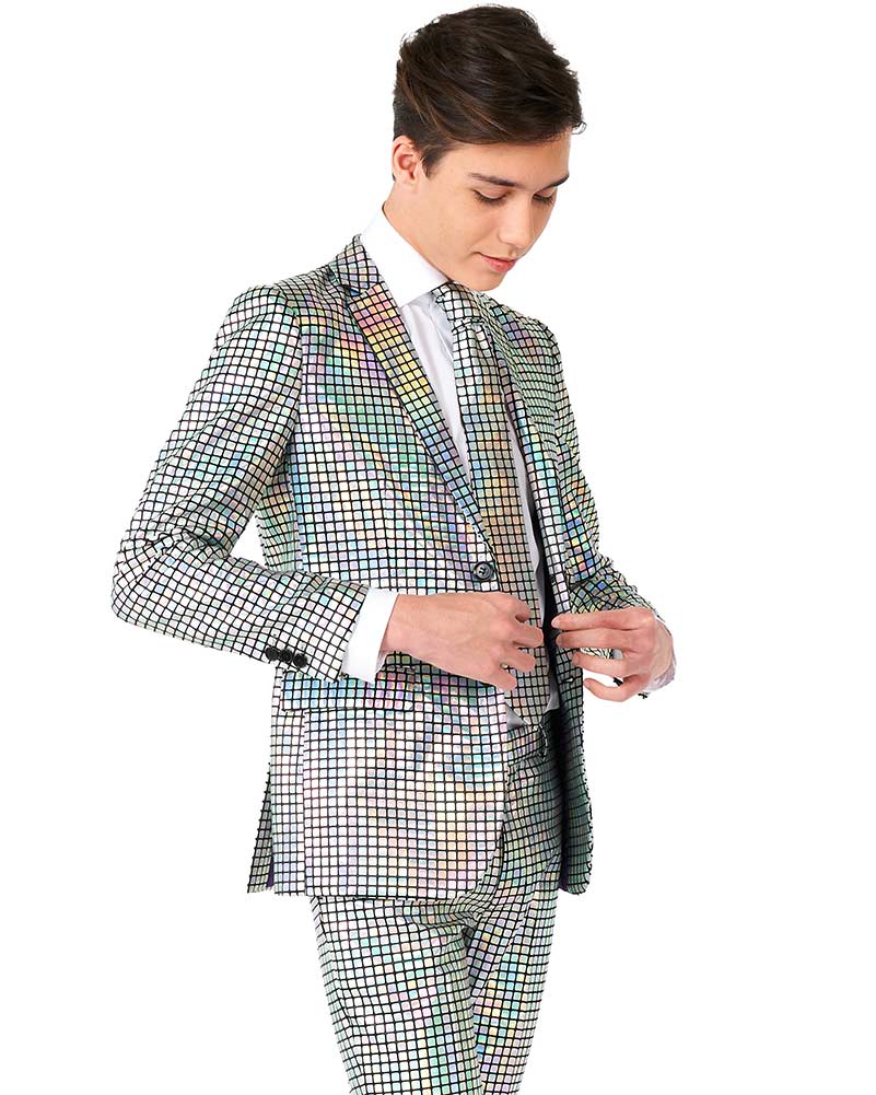 70s Opposuit Discoballer Premium Teen Boys Costume - Image 2