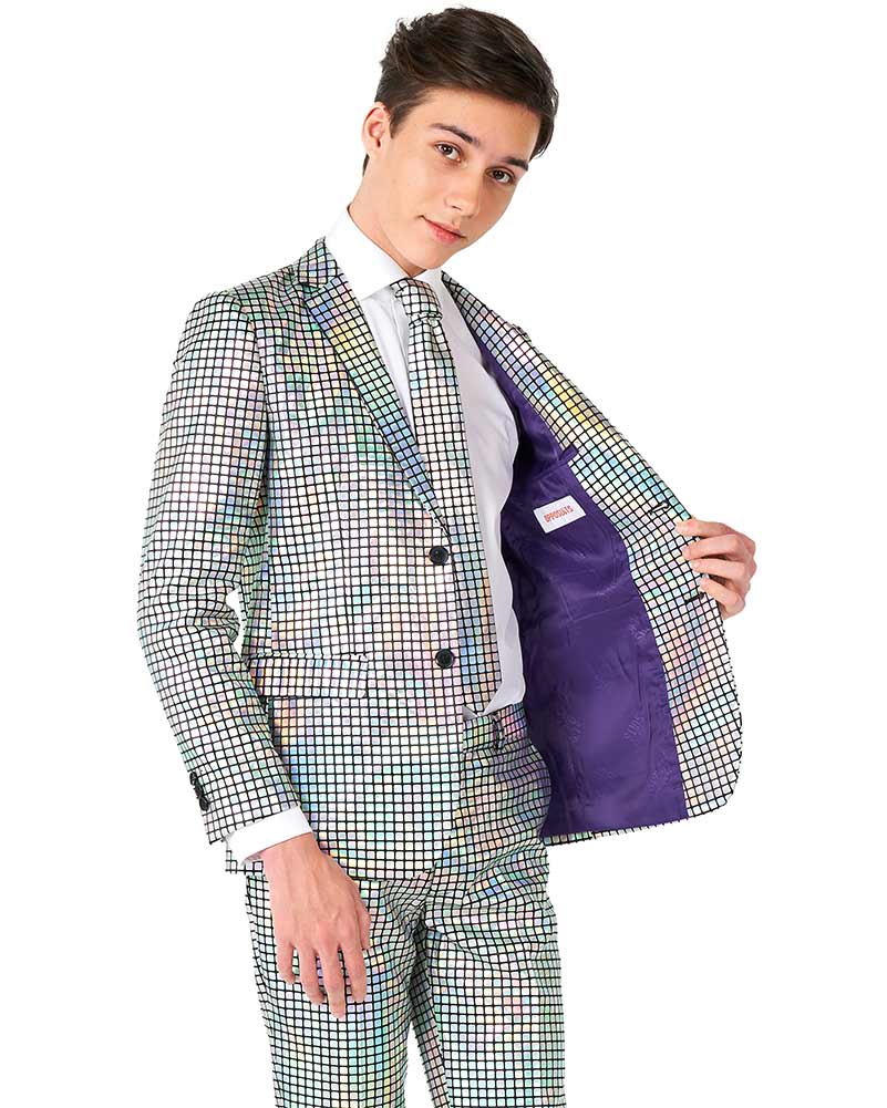70s Opposuit Discoballer Premium Teen Boys Costume - Image 3